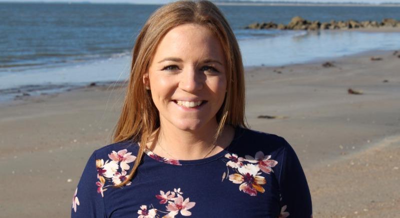 Staff member Leslie Hurley